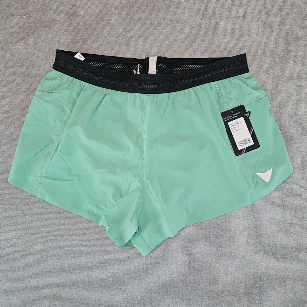 KORSA Road Runner Womens Small Short Accelerate 3" Race Green Walking Activewear
